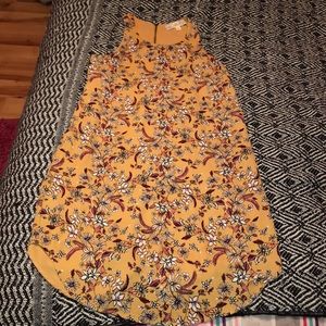 Yellow Casual Spring Dress